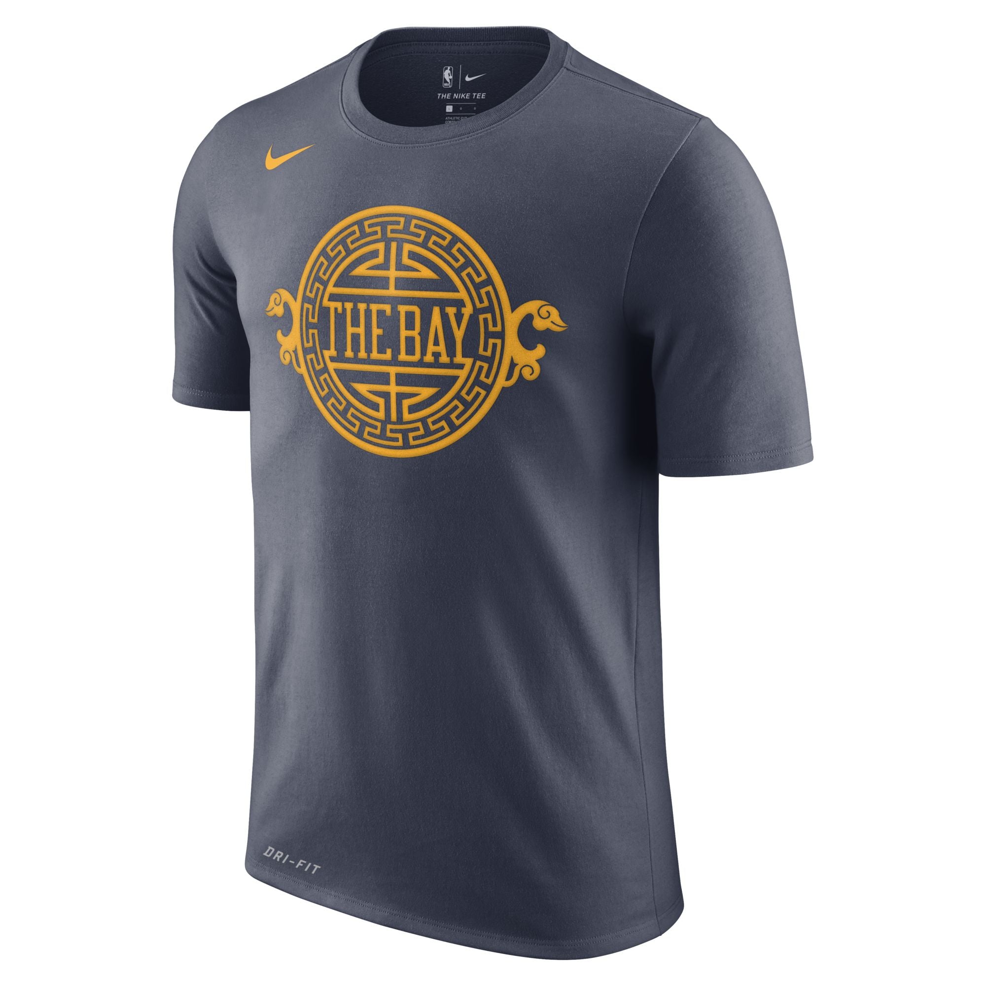 [AA6666-471] Mens Nike NBA Golden State Warriors The Bay Dri-Fit T-Shirt