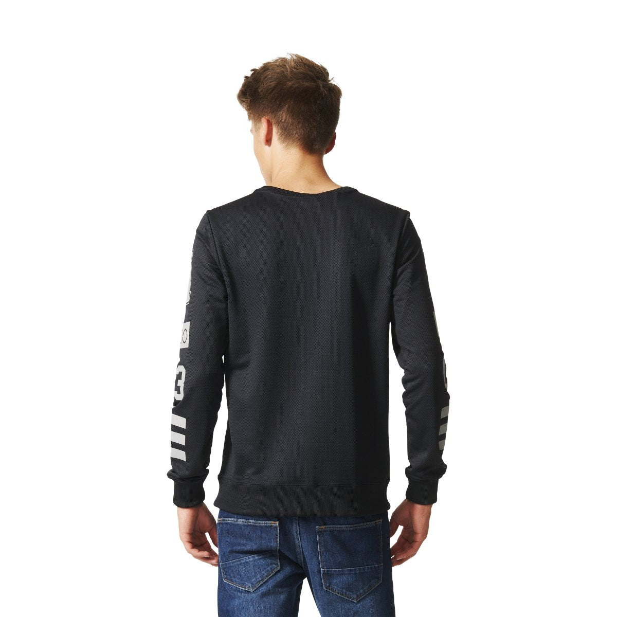 [AB3489] Mesh Reflective Sweater