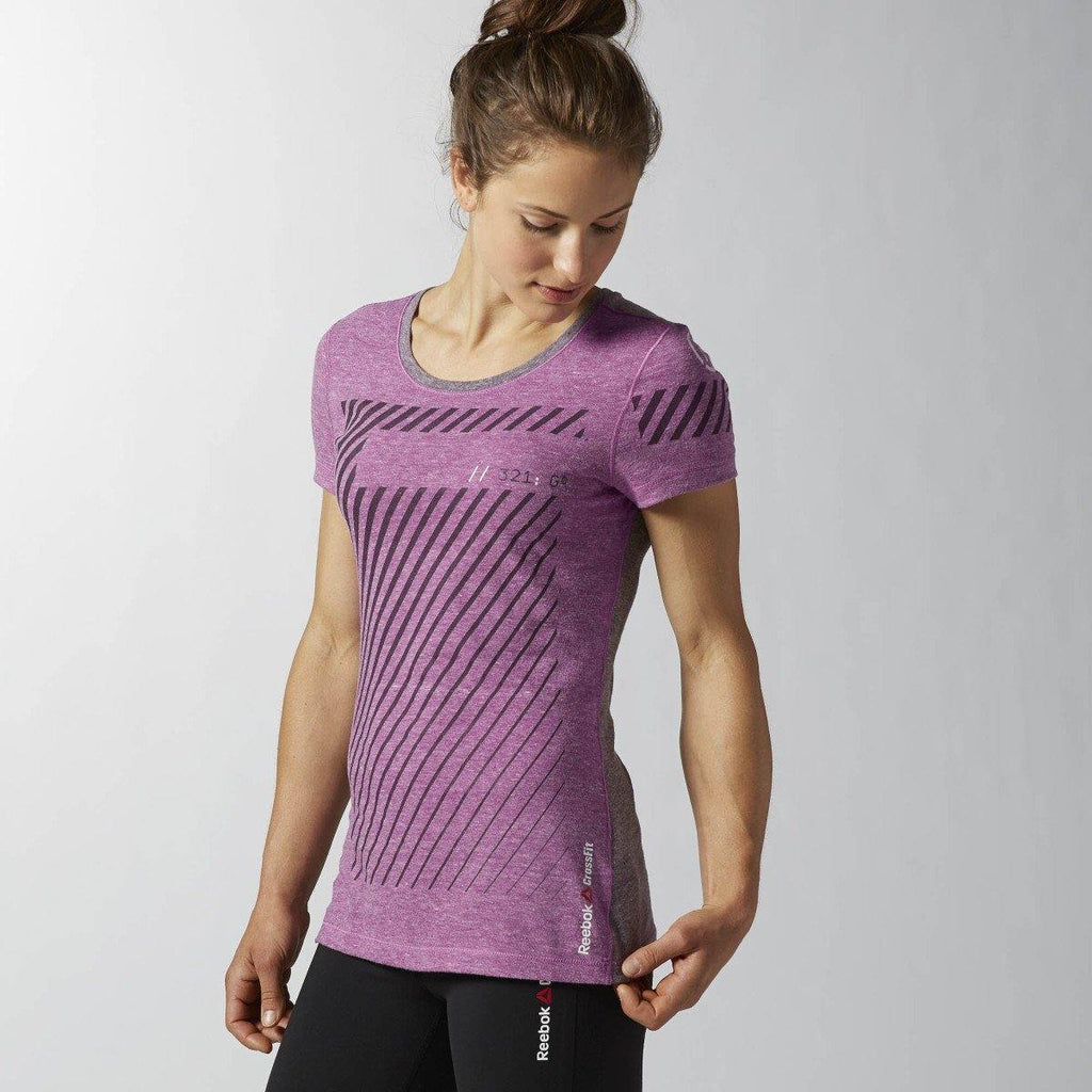 [AB4211] Womens Reebok RCF Crossfit SS Tri Graphic Tee - sneakAR
