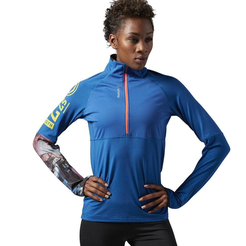 [AB9286] Womens Reebok One Series Waterproof Softshell 1/4 Zip