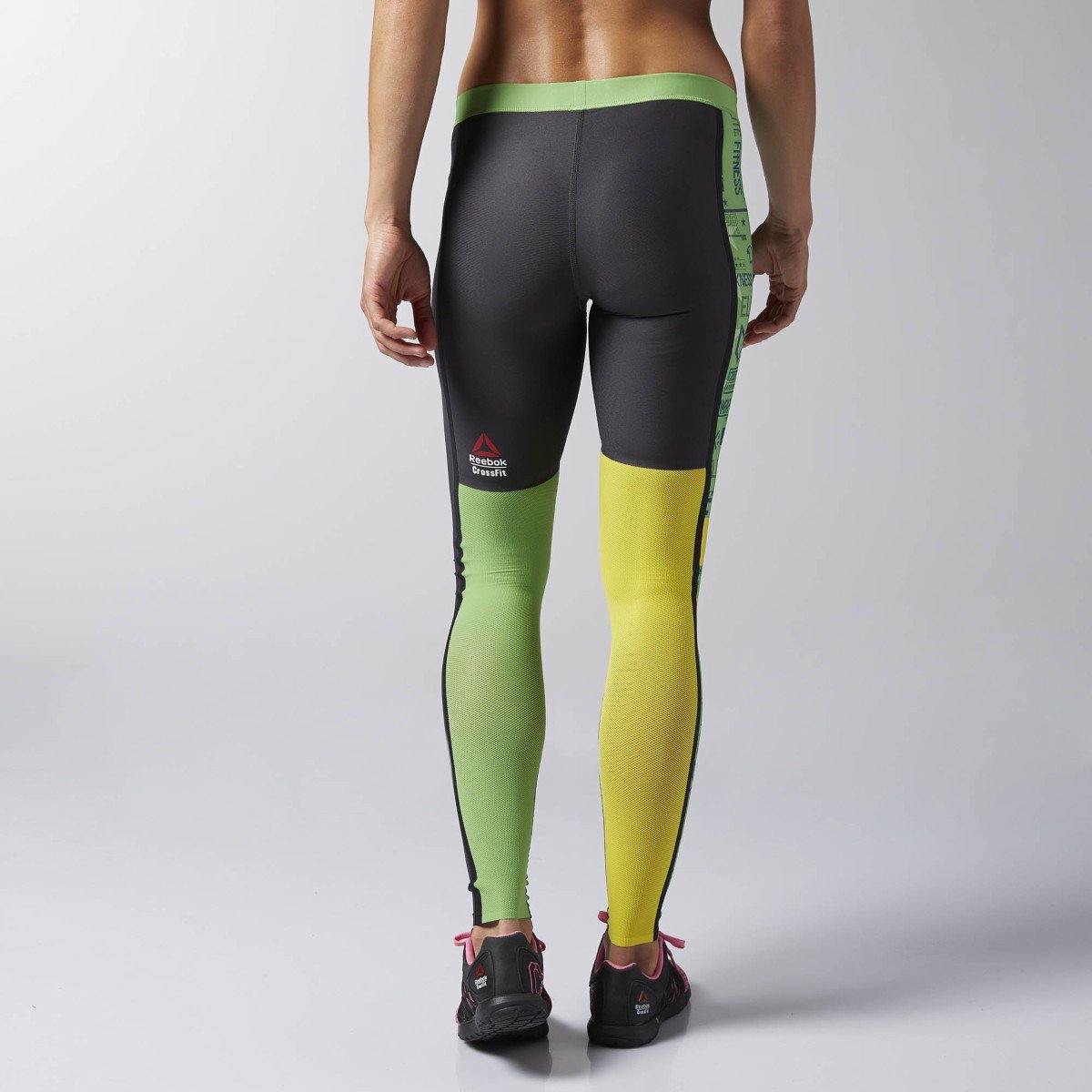 [AI9483] Womens Reebok RCF Crossfit Compression Tight Stripes - sneakAR