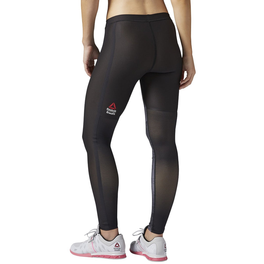 [AI9484] Womens Reebok Crossfit Compression Tight Stripes