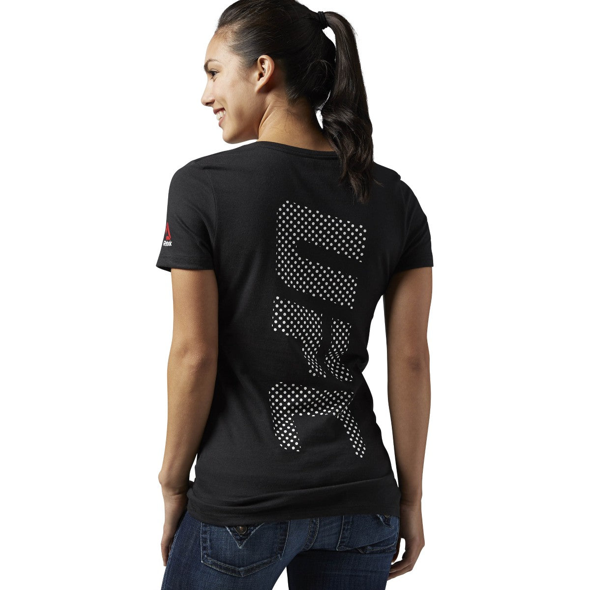 [AJ4411] Womens Reebok UFC Tri-blend V Neck Tee