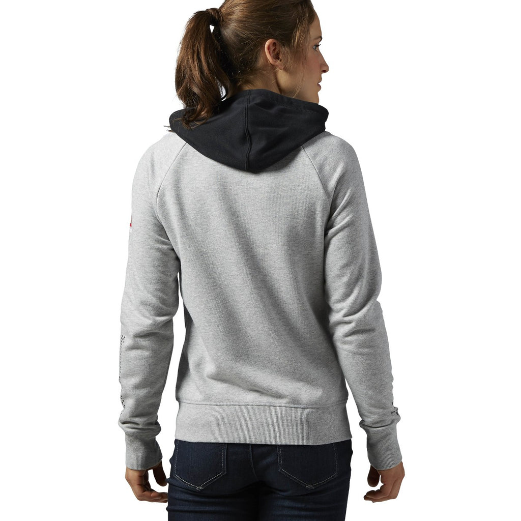 [AJ4471] Womens Reebok UFC UFAN Full Zip Hoody