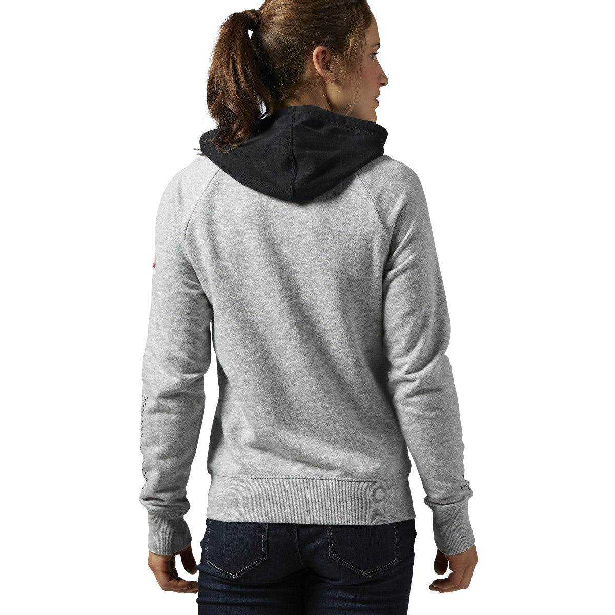 [AJ4471] Womens Reebok UFC UFAN Full Zip Hoody
