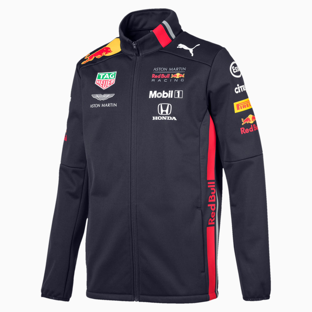 [762519-01] Mens Puma AmRBR Red Bull Racing Team Softshell