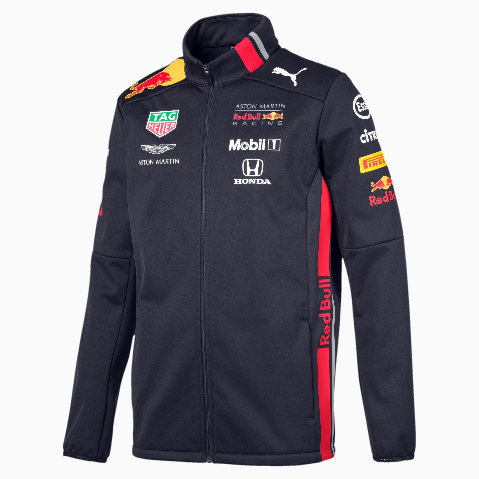 [762519-01] Mens Puma AmRBR Red Bull Racing Team Softshell
