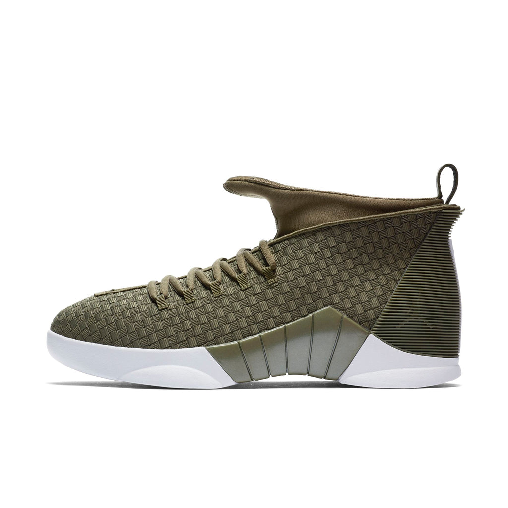[AO2568-200] Mens Air Jordan Retro 15 PSNY Woven Olive