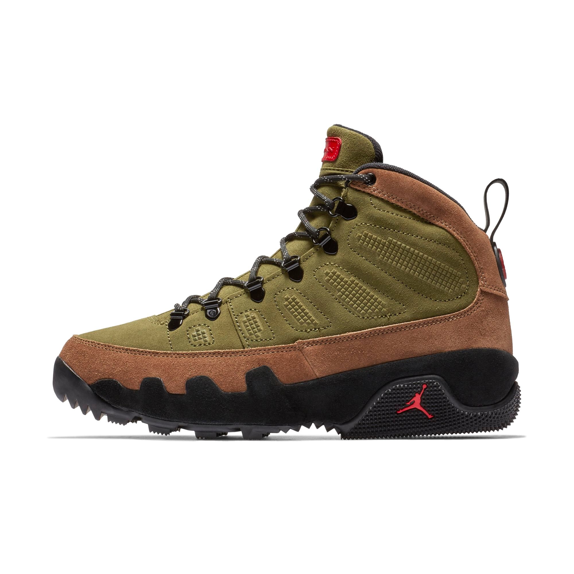 [AR4491-200] Mens Air Jordan Retro 9 Boot NRG "Beef & Broccoli"