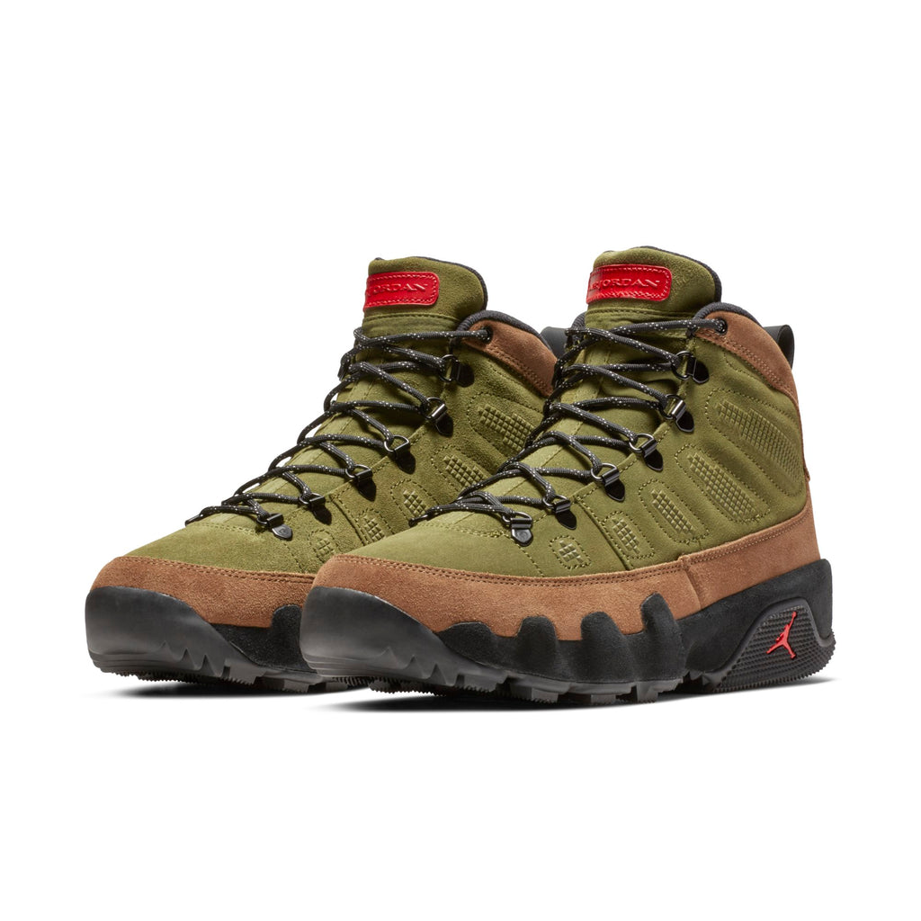 [AR4491-200] Mens Air Jordan Retro 9 Boot NRG "Beef & Broccoli"