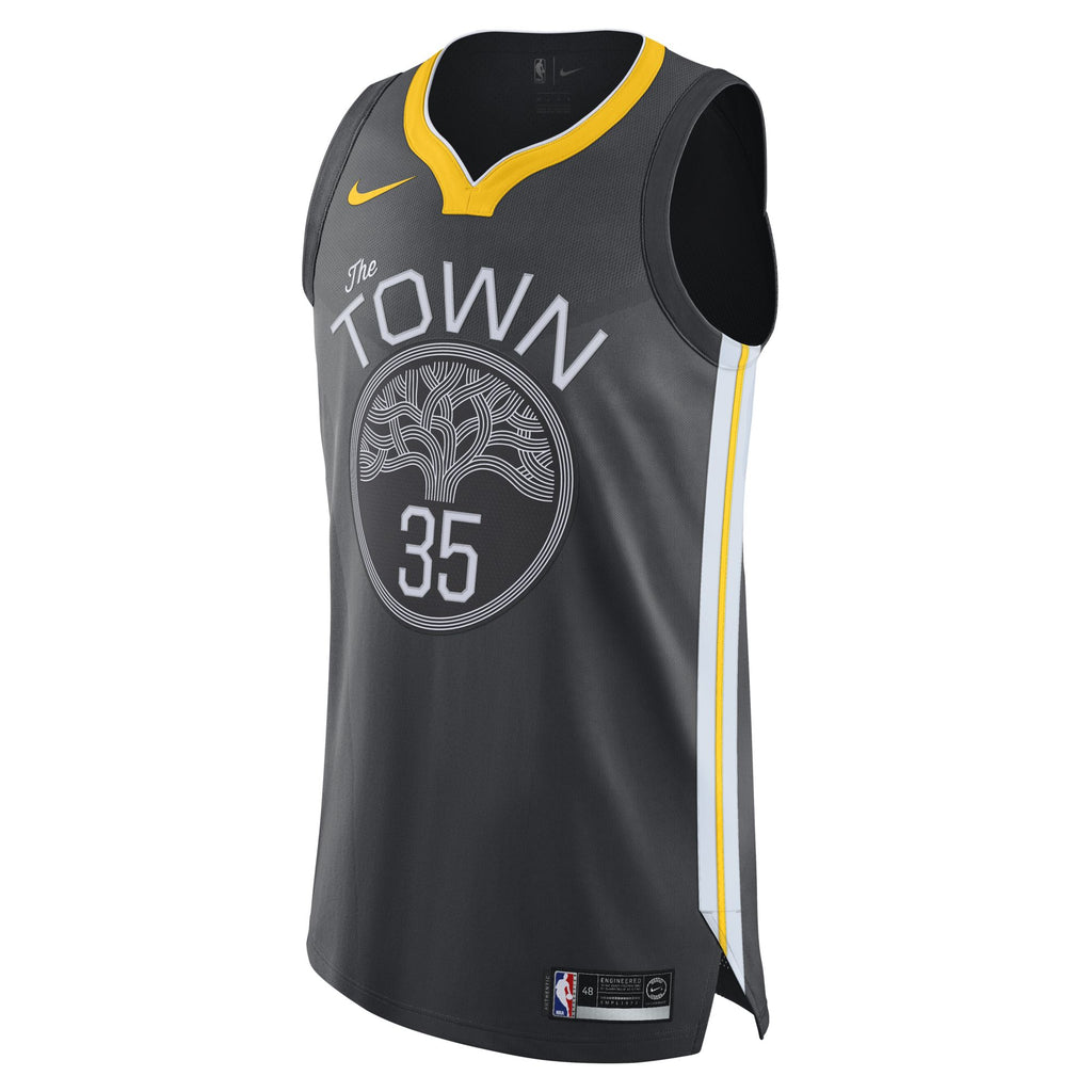 [AV2645-061] Mens Nike NBA GS Warriors "The Town" Authentic Jersey - Durant