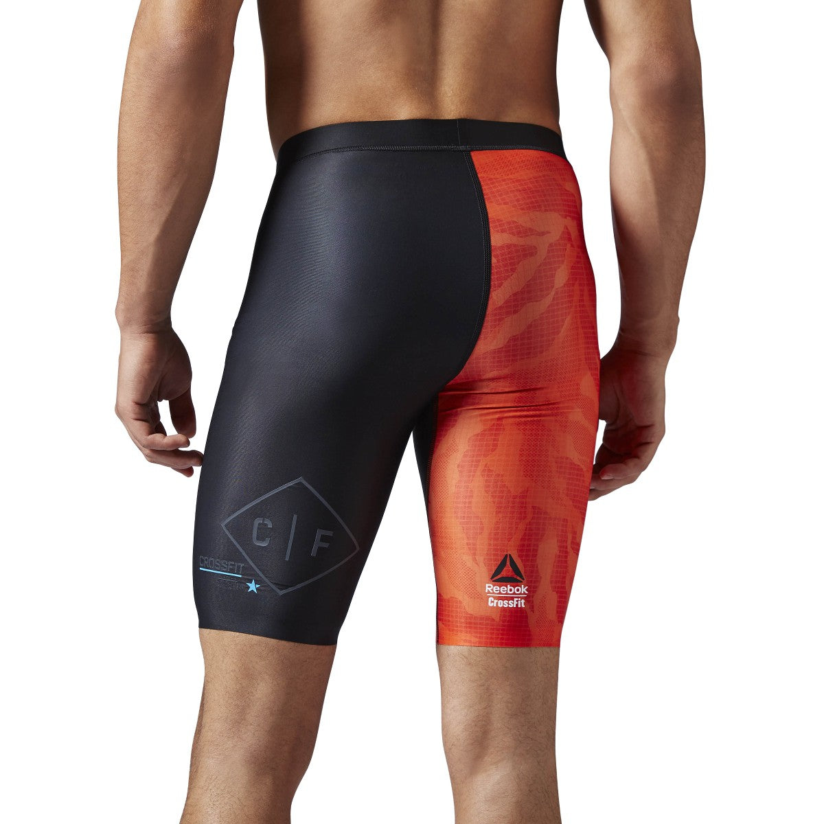 [AX8911] Mens Reebok RCF Compression Short AOP