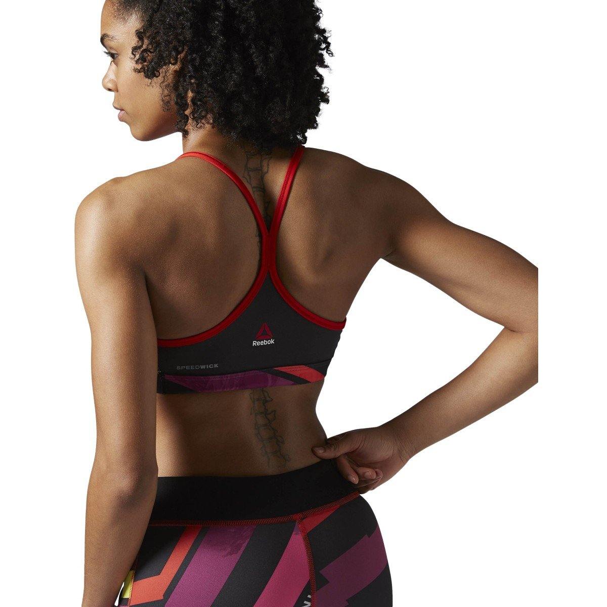 [AX9083] Womens Reebok One Series AOP Strappy Bra - sneakAR