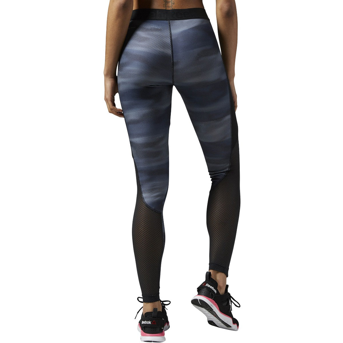 [AY1830] Womens Reebok Workout Ready Camo Tights