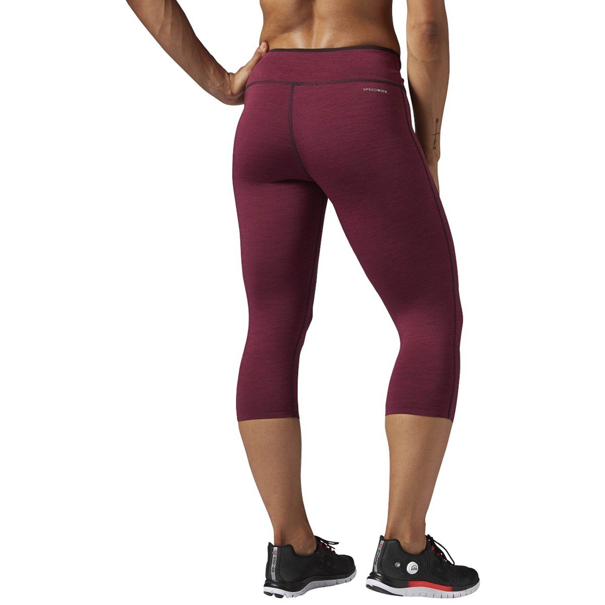 [AY2131] Womens Reebok Workout Ready Reversible Capri