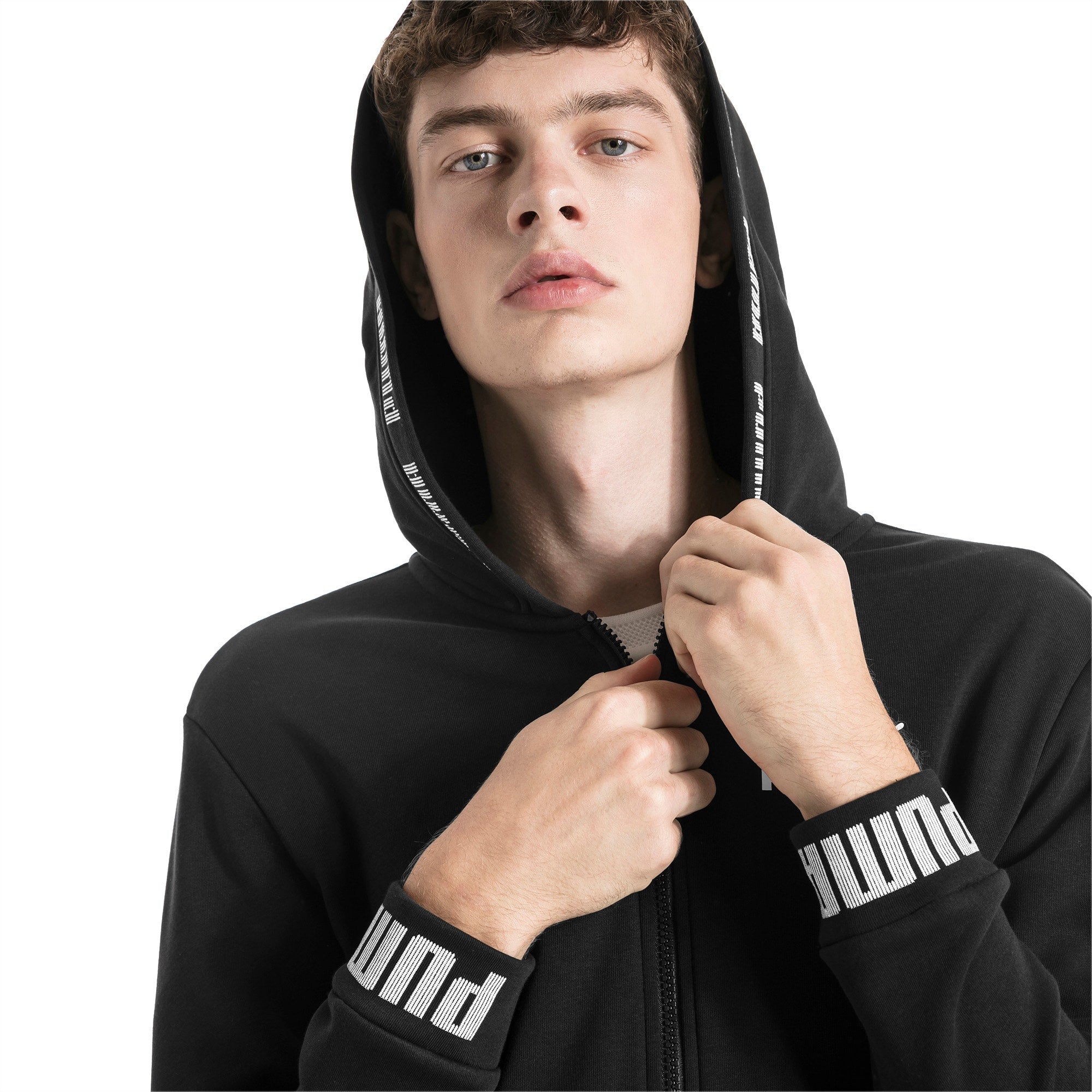 [854738-01] Mens Puma Amplified Hooded Jacket TR