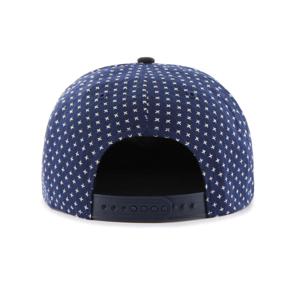 Mens 47 Brand Boston Red Sox Captain Snapback - Navy Blue - sneakAR