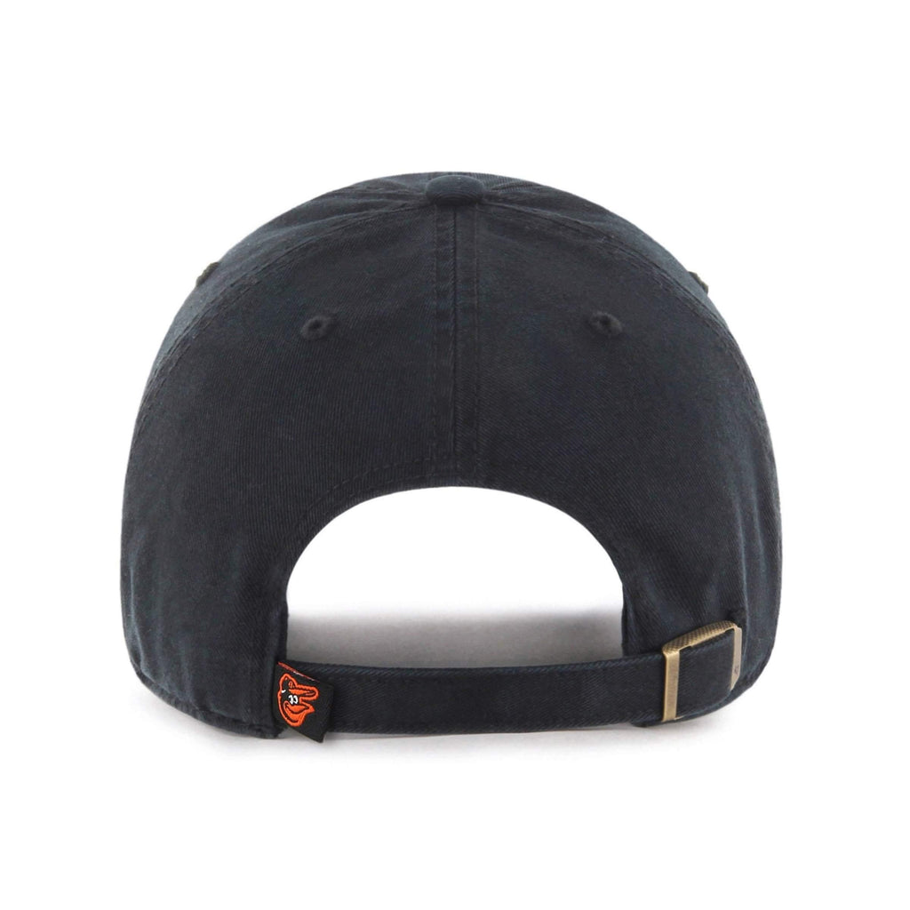 Mens 47 Brand Baltimore Orioles Clean Up Strapback - Black - sneakAR