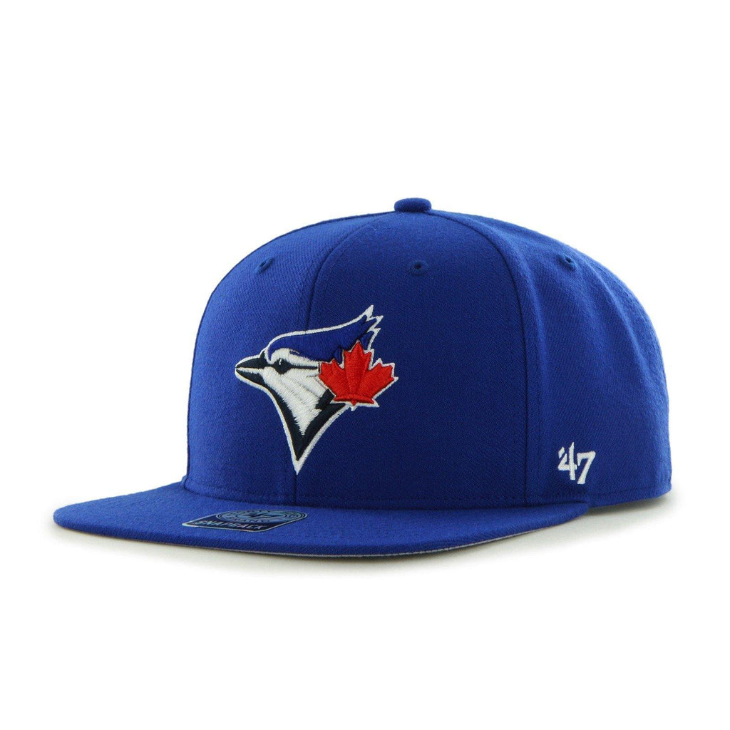 Mens 47 Brand Toronto Blue Jays Sure Shot Snapback - Blue - sneakAR