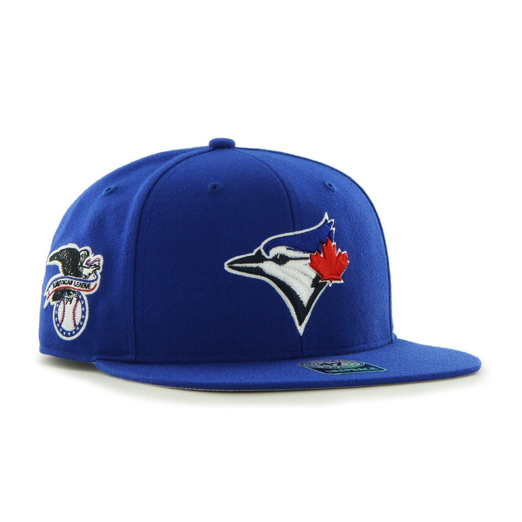 Mens 47 Brand Toronto Blue Jays Sure Shot Snapback - Blue - sneakAR