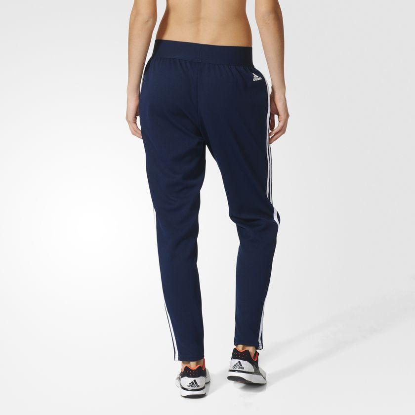 [B43986] Womens Adidas 3 Stripe Tapered Pant