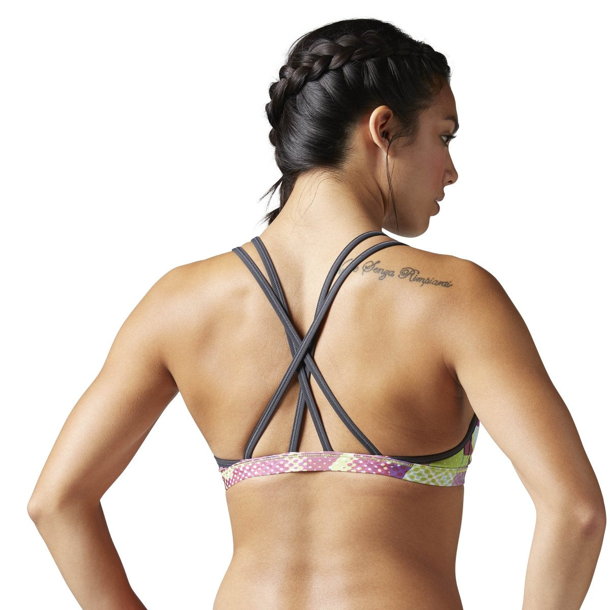 [B45088] Womens RCF Hero Strength Bra "Comic Clash"
