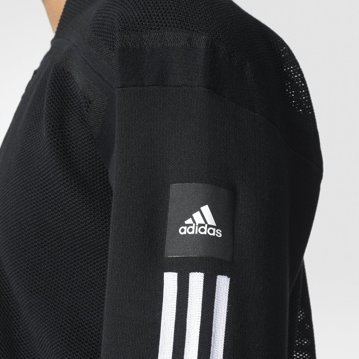 [B46993] Icon Knit Bomber Jacket