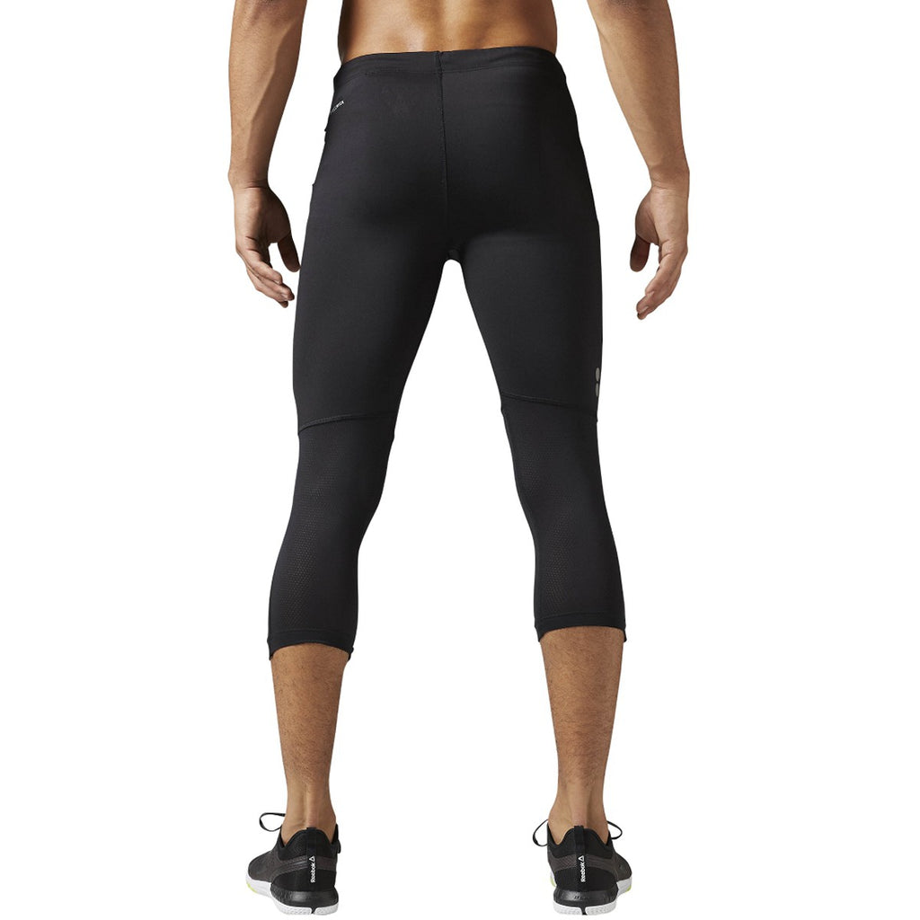 [B47085] Mens Reebok Running Essentials 3/4 Leggings