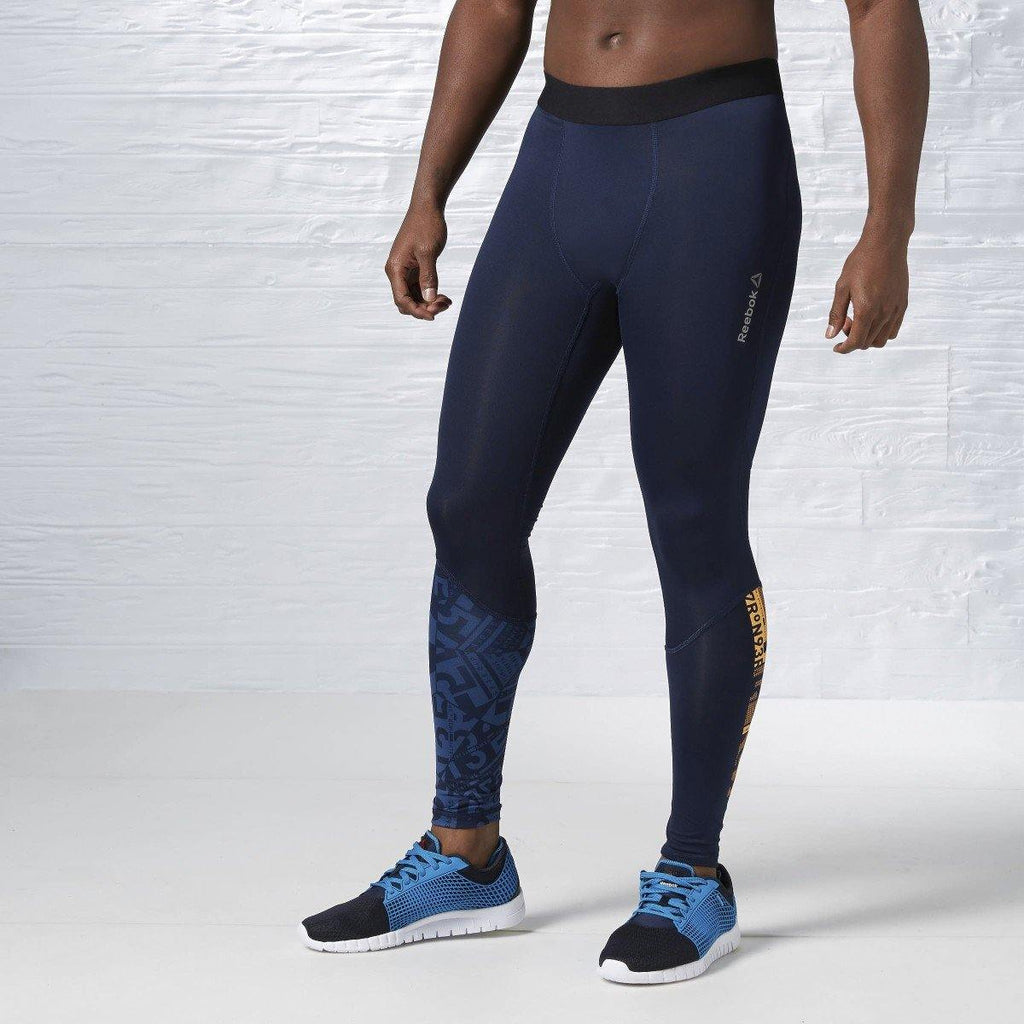 [B83442] Mens Reebok One Series Compression Tight - sneakAR