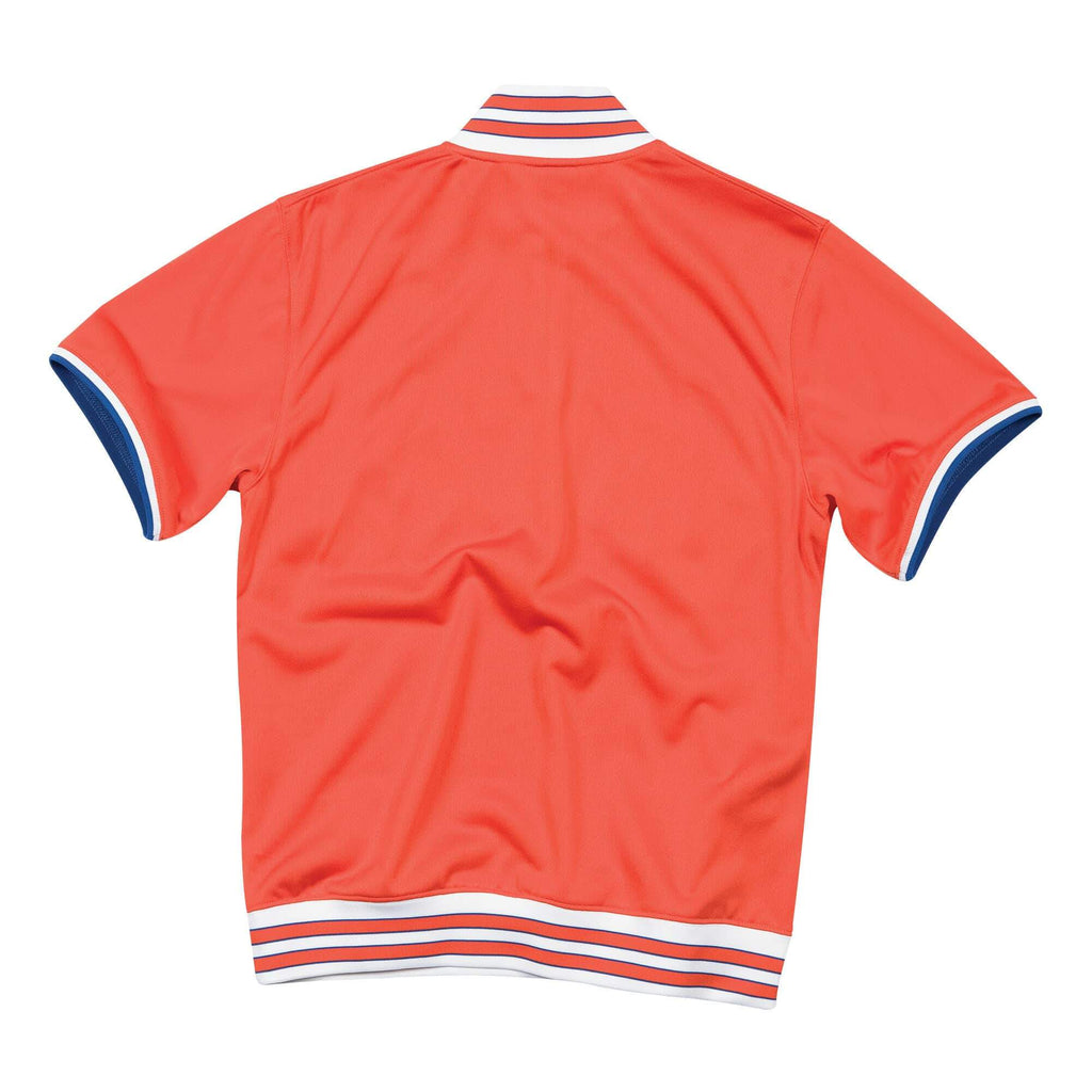 [BA24U3-NYK-O-CA3] Mens Mitchell & Ness NBA Authentic 1/4 Zip Shooting Shirt Knicks