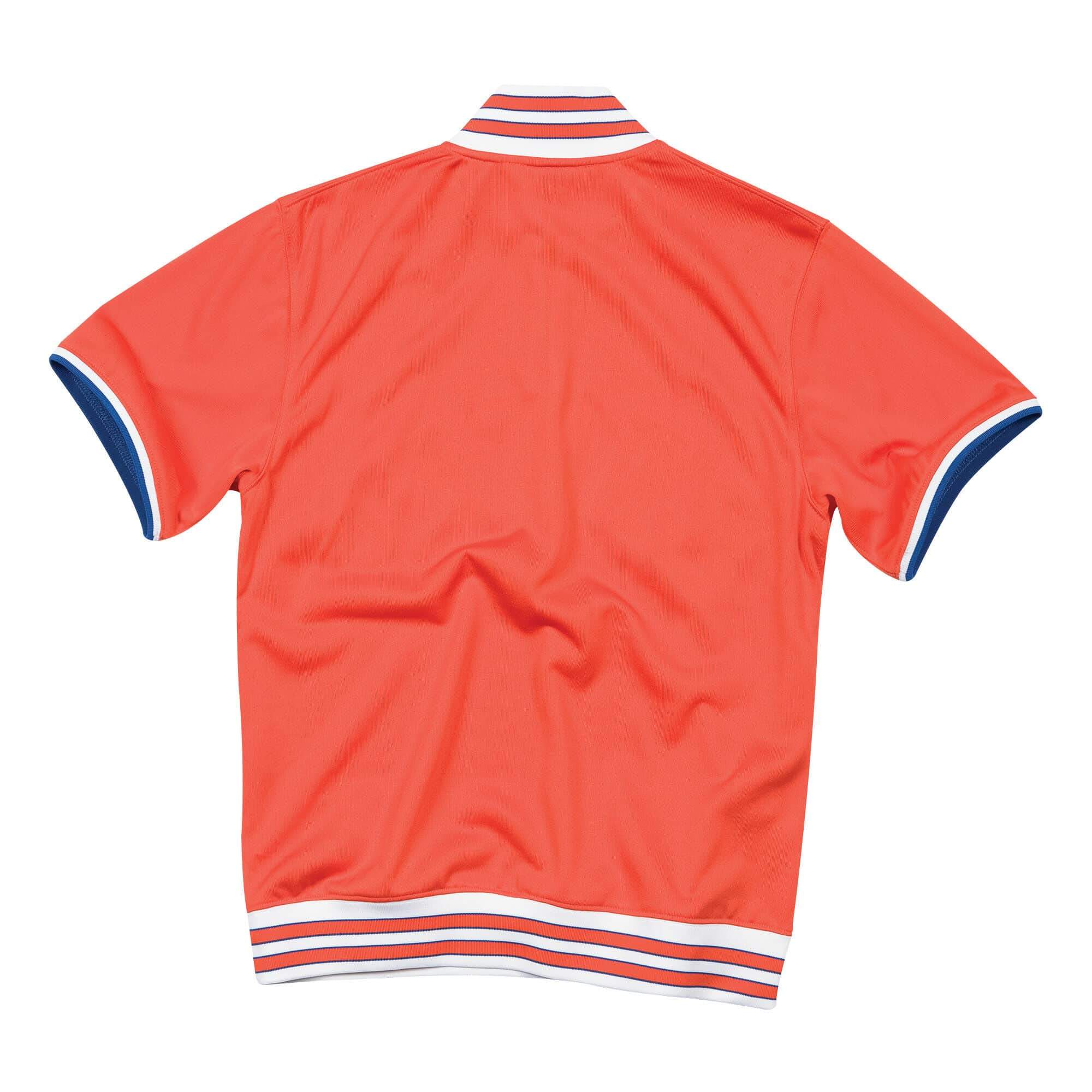 [BA24U3-NYK-O-CA3] Mens Mitchell & Ness NBA Authentic 1/4 Zip Shooting Shirt Knicks