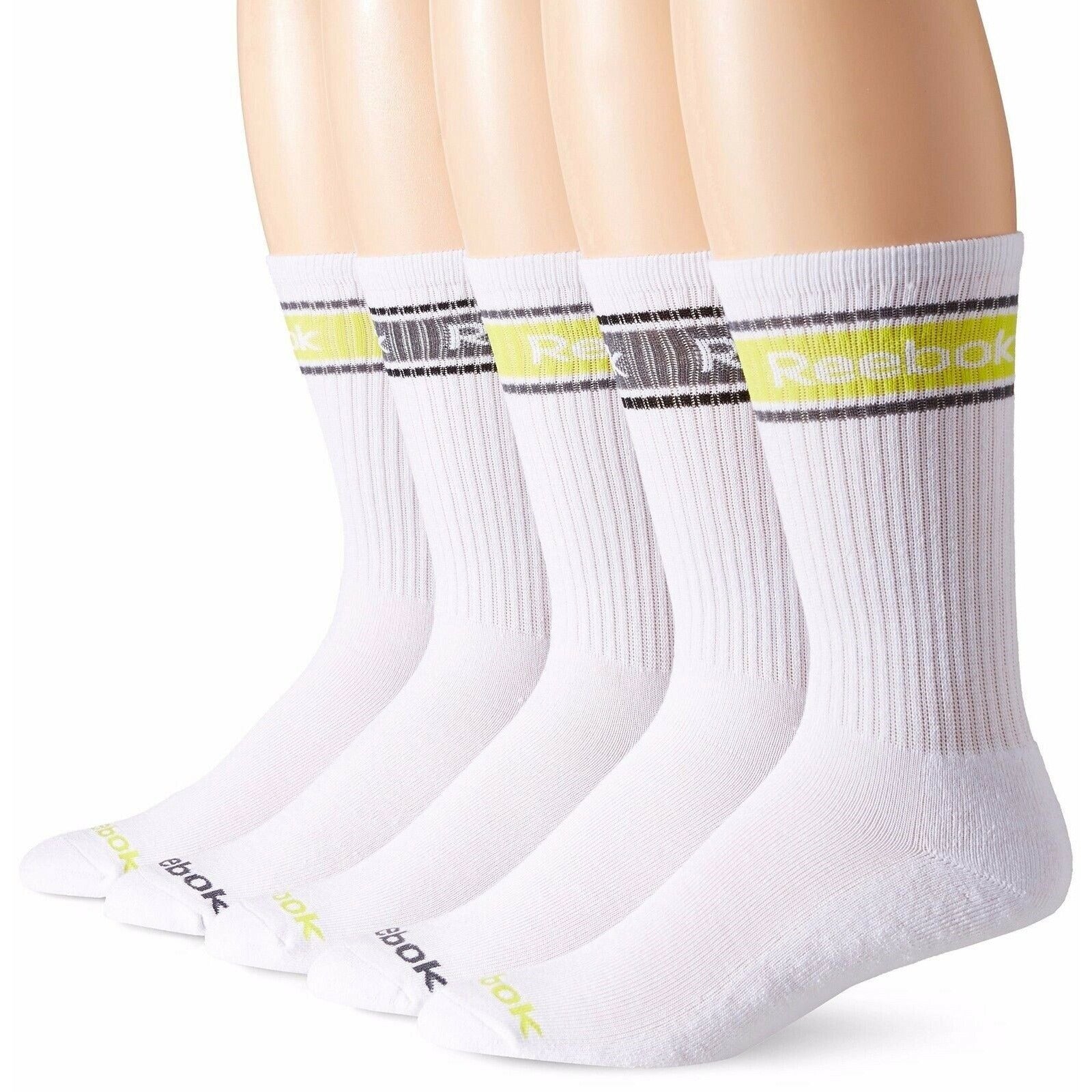 [BA2887] Reebok Crew-Tube Logo Socks (5 Pack)