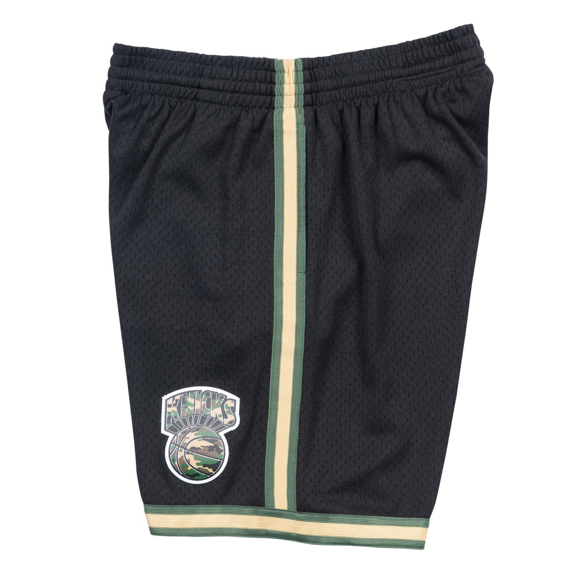 Mens Mitchell & Ness NBA Straight Fire Camo Swingman Shorts 1991 NY Knicks