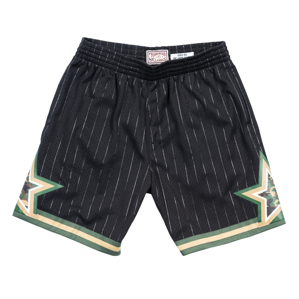 Mens Mitchell & Ness NBA Black Camo Swingman Shorts 1994 Orlando Magic