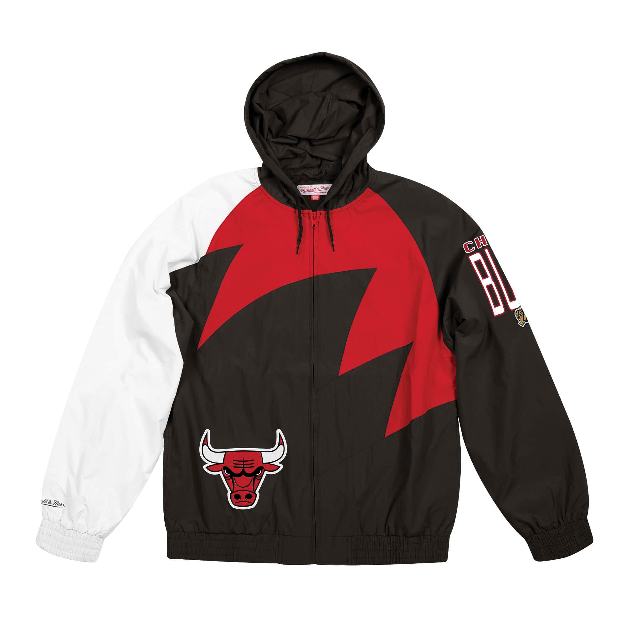 Mens Mitchell & Ness NBA Shark Tooth Jacket Chicago Bulls