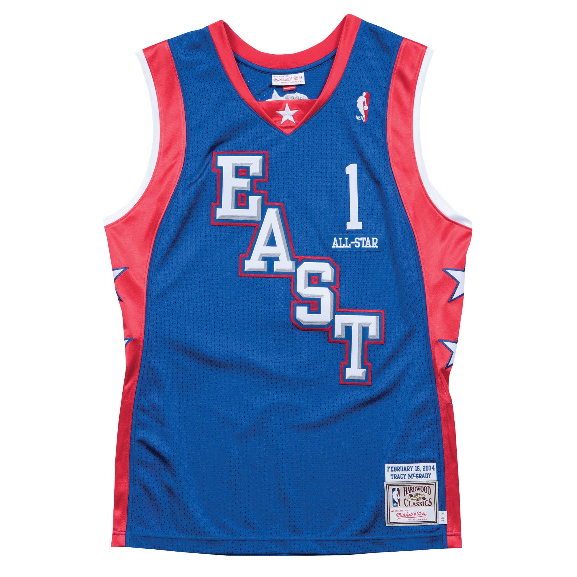 Mens Mitchell & Ness NBA All Star East Authentic Jersey 2004 All-Star Mcgrady #1