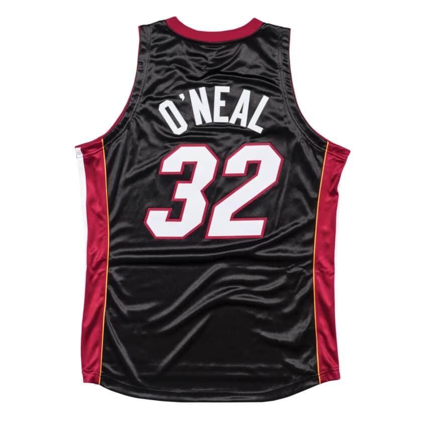 Mens Mitchell & Ness NBA Authentic Jersey Miami Heat Shaquille O'Neal - sneakAR