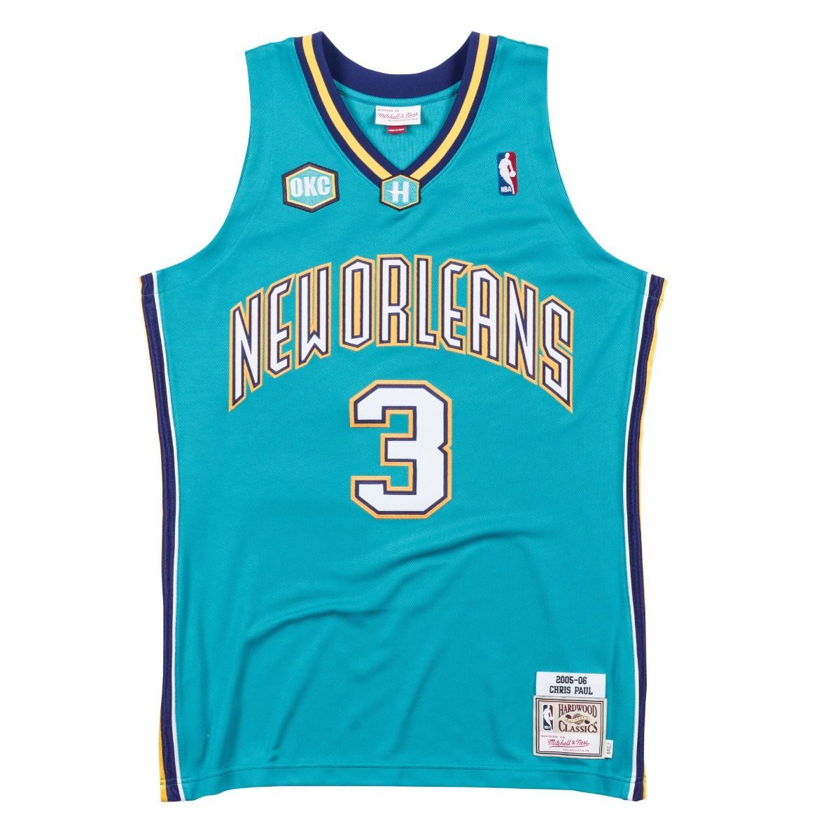 [BA688C-NOH-T-JHO] Mens Mitchell & Ness NBA Authentic Jersey New Orleans Hornets Road 2005-06 Chris Paul