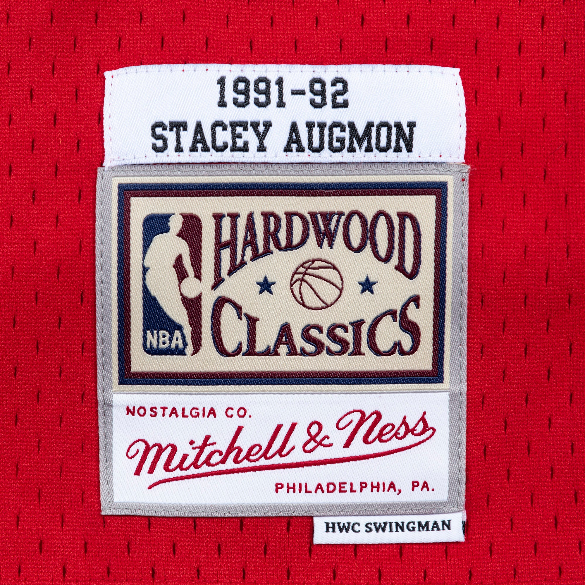 [BA81MB-AHA-R-NHO] Mens Mitchell & Ness NBA Road Swingman Jersey 1991 Hawks Stacey Augmon