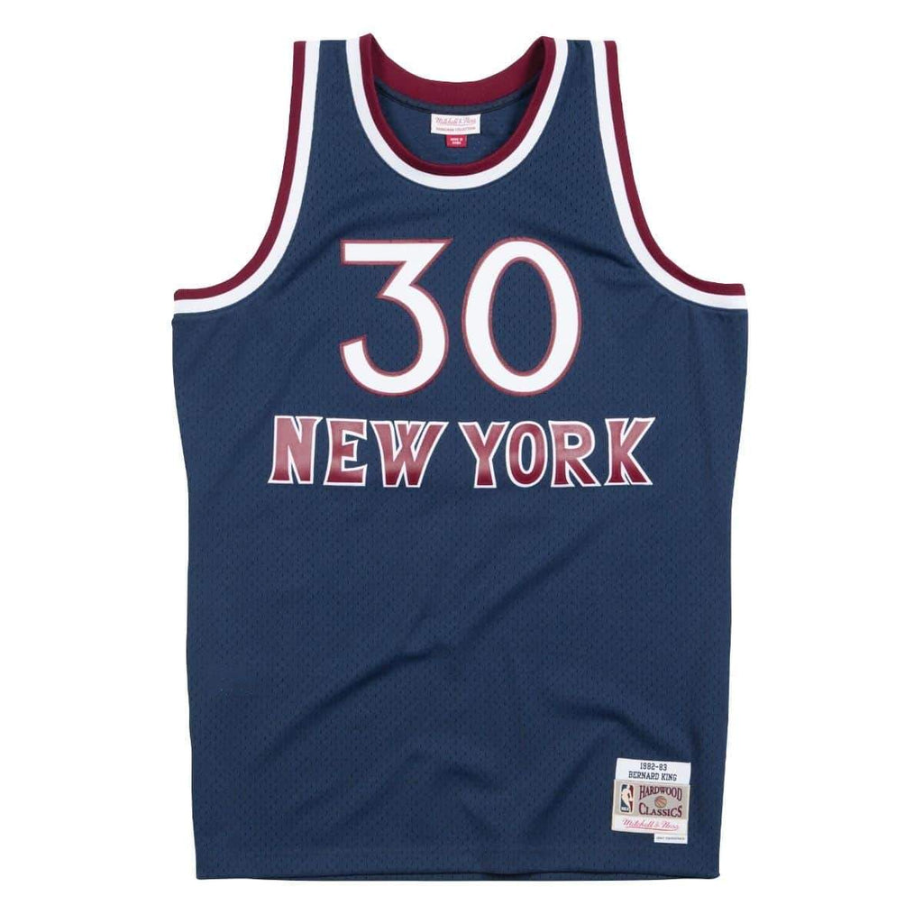 Mens Mitchell & Ness NBA Bernard King 1982-83 New York Knicks Road Swingman Jersey