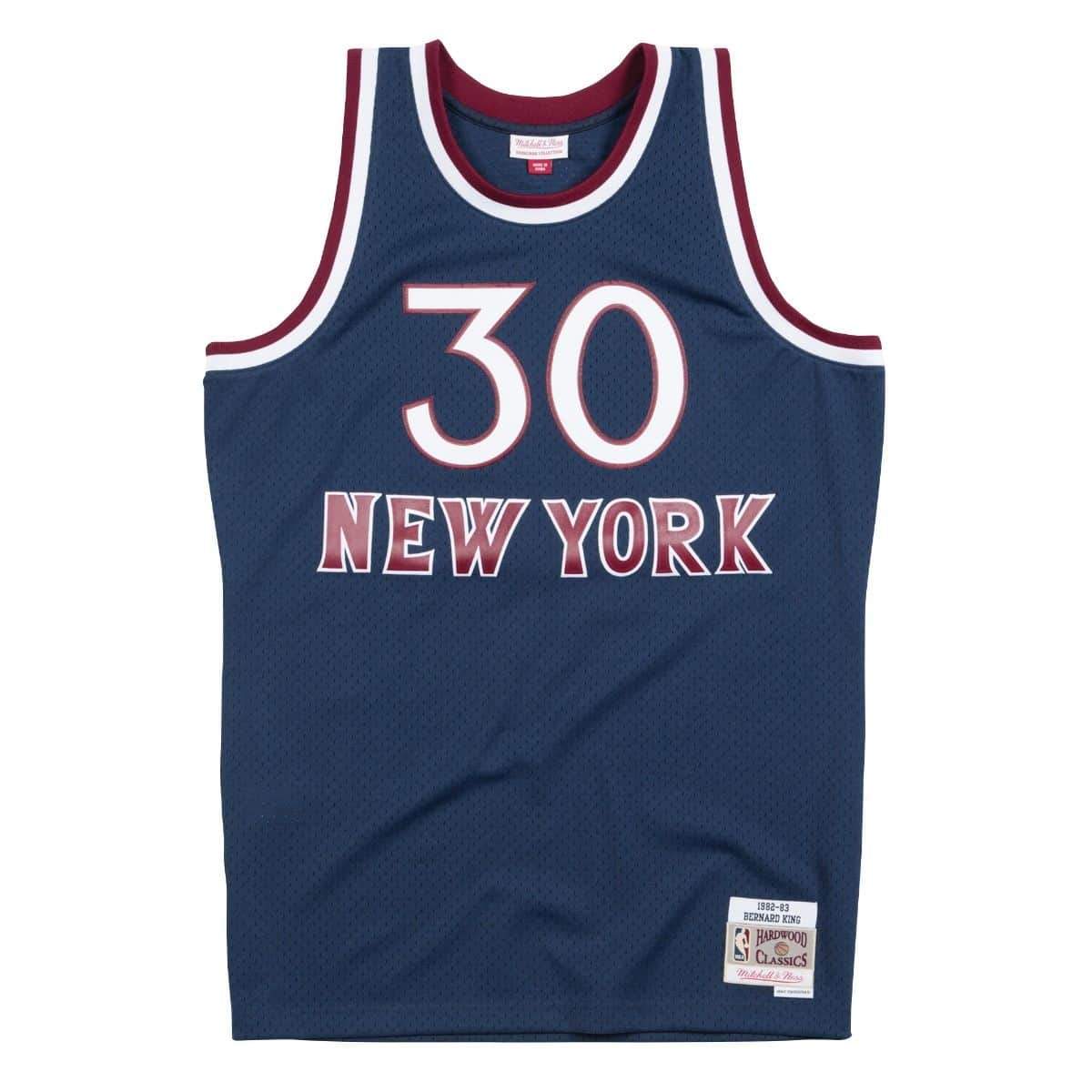 Mens Mitchell & Ness NBA Bernard King 1982-83 New York Knicks Road Swingman Jersey