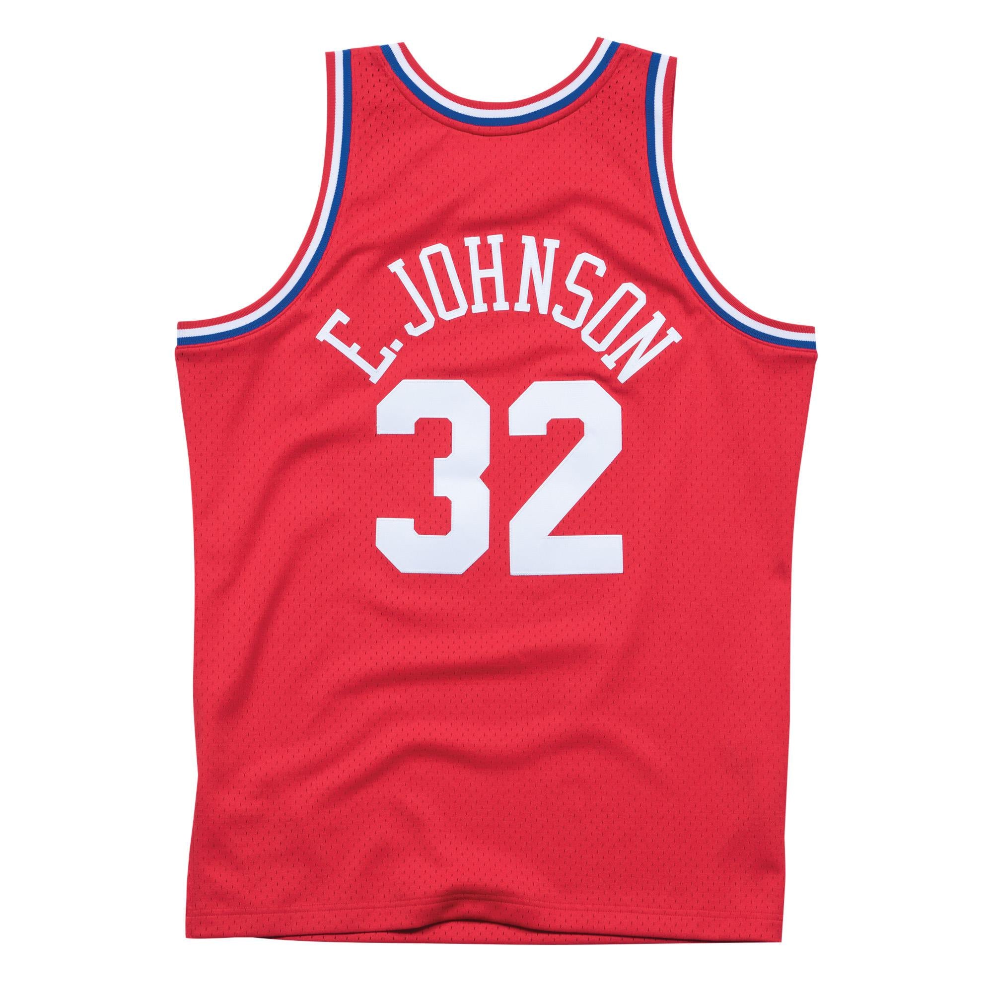 [BA84JV-ASW-R-C0E] Mens Mitchell & Ness NBA 1991 All Star West Swingman Magic Johnson Jersey