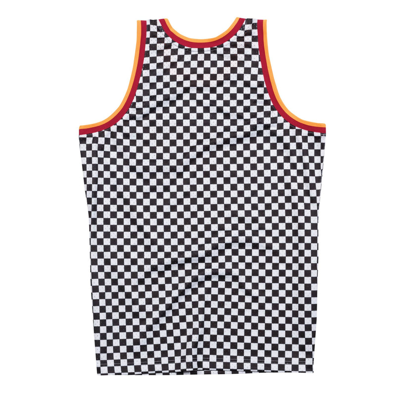 Mens Mitchell & Ness NBA Checked Swingman Jersey Houston Rockets
