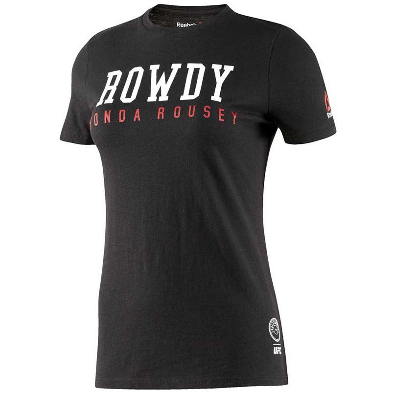 [U60176] Womens Reebok Rhonda Rousey Nickname Tee