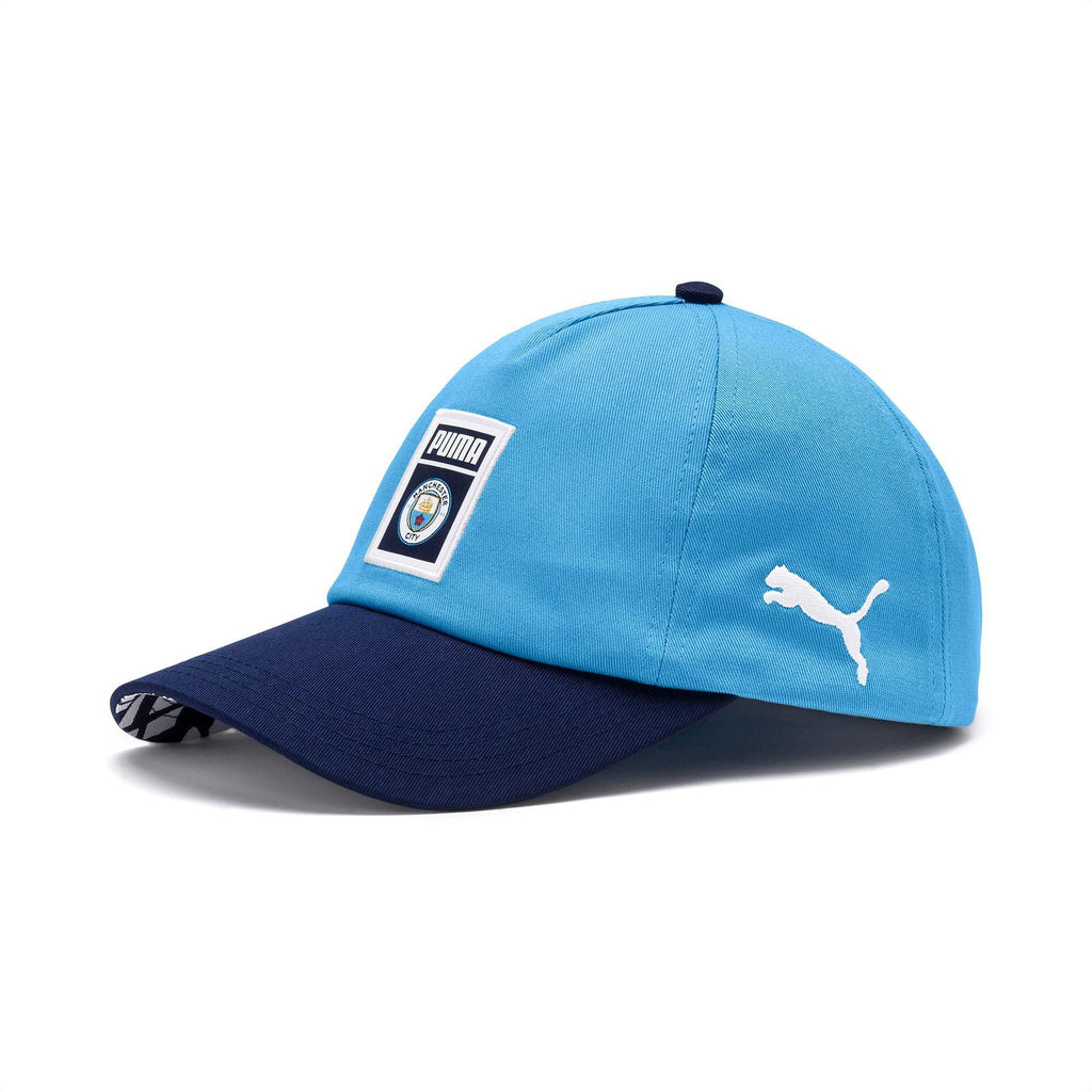 [022447-27] Mens Puma MCFC DNA Fan Snapback Hat - sneakAR