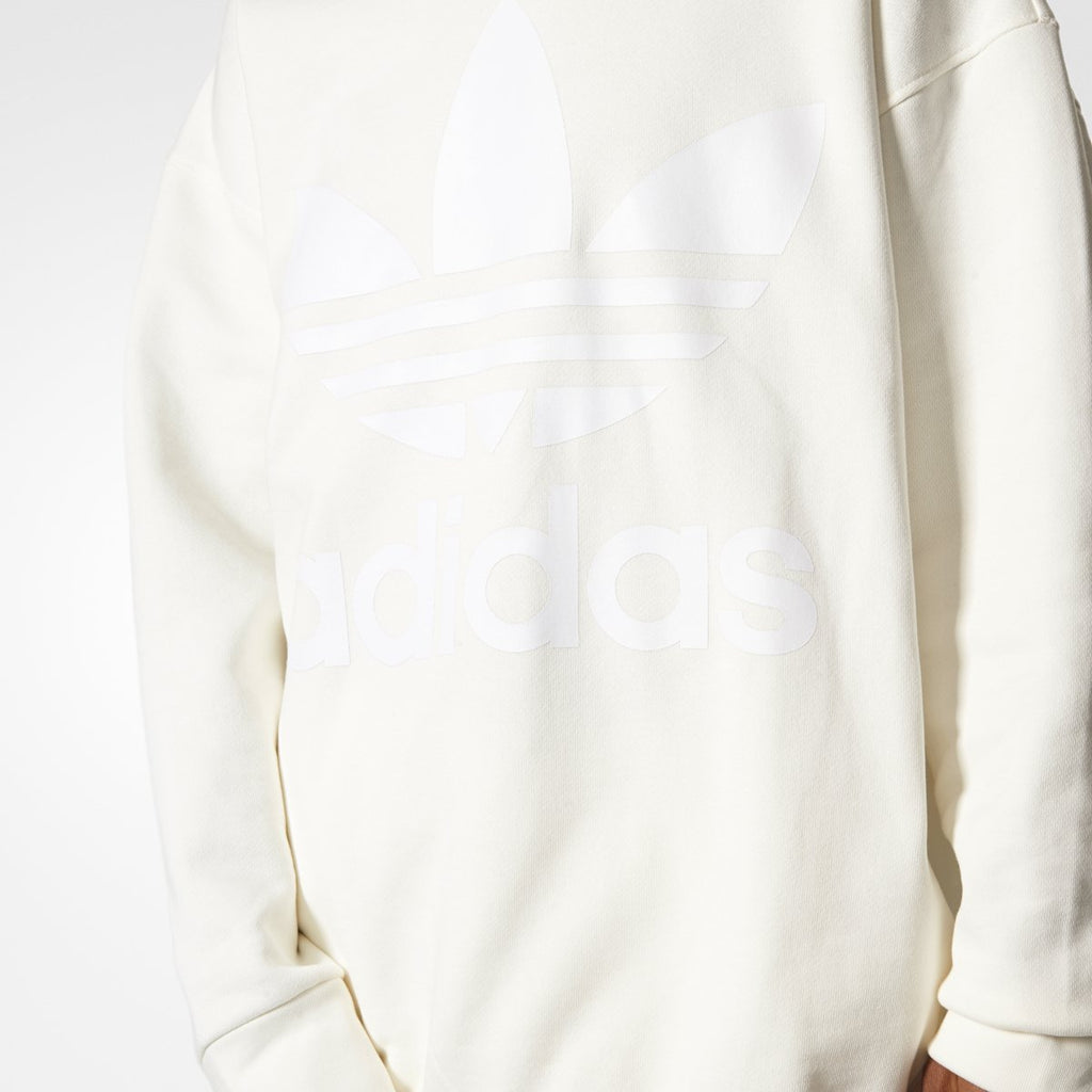 [BQ1801] Mens Adidas Adicolor Trefoil Crewneck