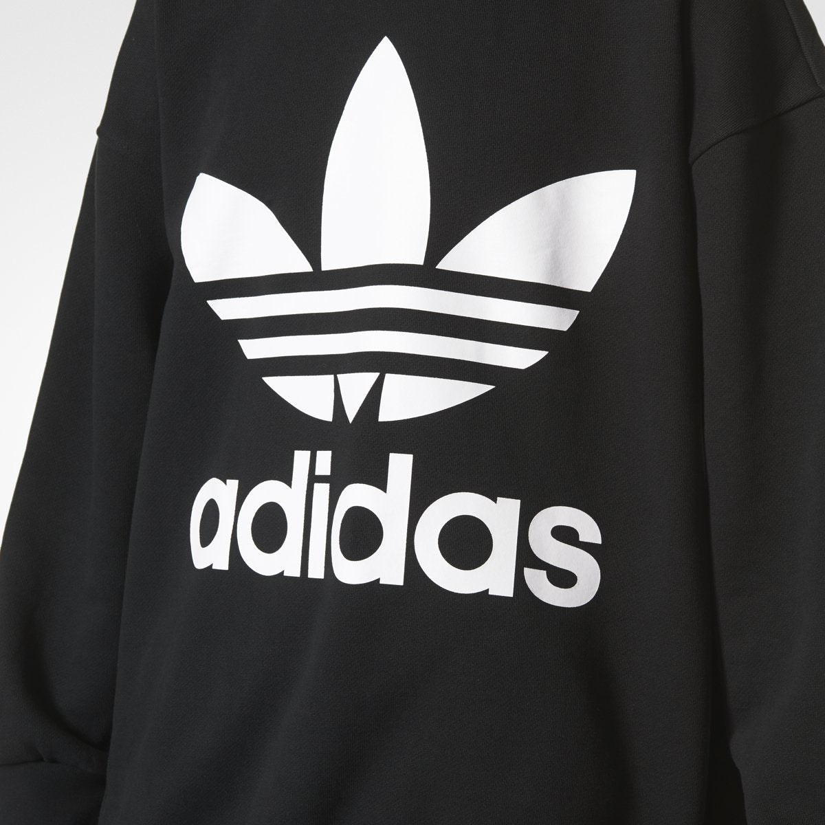 [BQ1814] Mens Adidas Adicolor Trefoil Crewneck