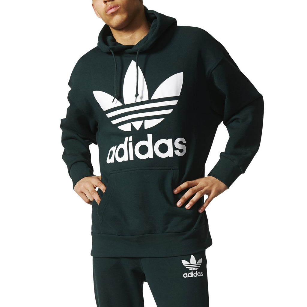 [BQ1871] Mens Adidas Adicolor Trefoil Hoody