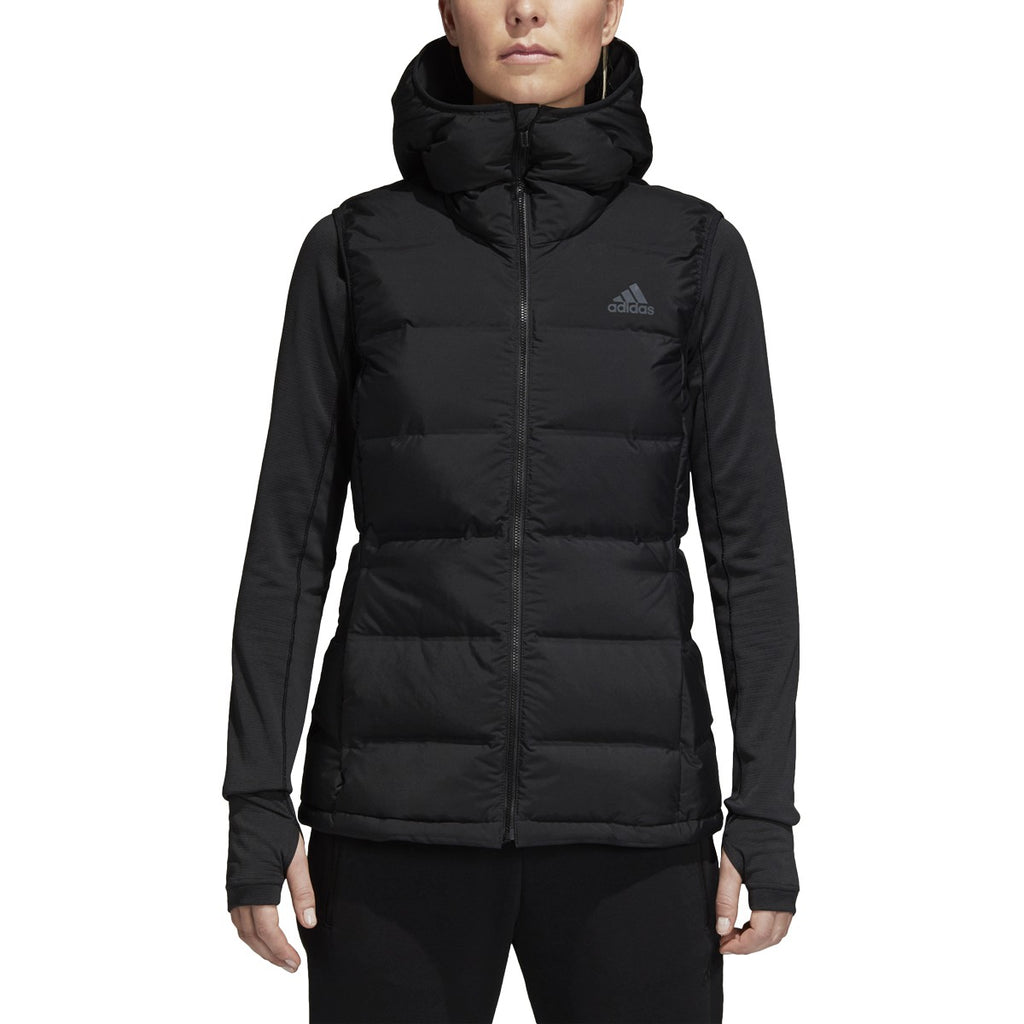 [BQ1943] Womens Adidas Helionic Hooded Down Vest