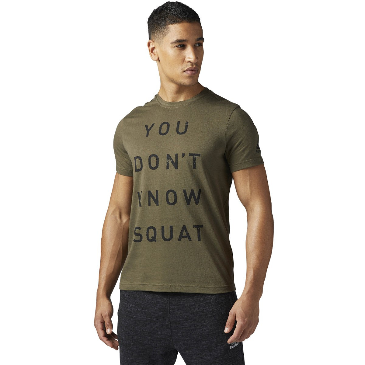 [BQ8293] Mens Reebok RCF Crossfit Don’t Know Squat Tee